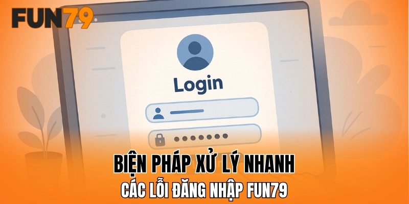 Biện pháp xử lý nhanh các lỗi đăng nhập FUN79