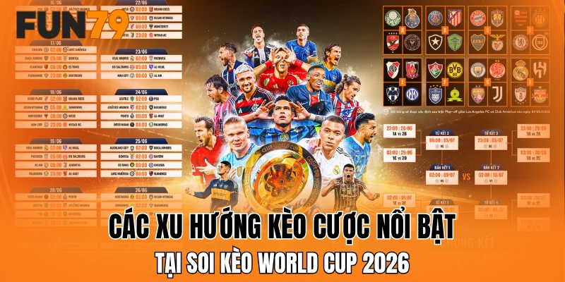 Các xu hướng kèo cược nổi bật tại soi kèo World Cup 2026