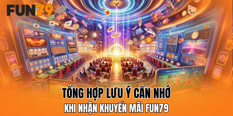 Tổng hợp lưu ý cần nhớ khi nhận khuyến mãi FUN79